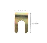 MOTHNUR 6 pièces Serre-tuyaux de Frein Métal Forme U Clips de Fixation Robustes pour Durite Huile Accessoires Voiture Montage Rapide et Maintien Stable