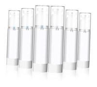 MOTHNUR 6 pièces Set de Flacons de Voyage Rechargeables Bouteilles Cosmétiques Anti-fuite avec Spray Fin et Lotion Contenant Léger et Transparent pour Soins et Maquillage