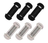 MOTHNUR 6 Pièces Têtes de Rechange pour Pédicure Électriques Abrasifs Étanches pour Râpe à Compatibles Plupart des Appareils de Limage des Callosités