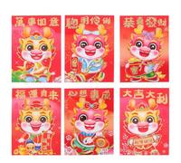 MOTHNUR 60 Pièces Dragon Year Envelopes Traditional Money Bags Chinese Year Paper Packets For Festival Blessings
