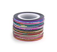 MOTHNUR 60rouleaux Ruban Adhésif Pour Nail Art Boîtes Bande à Rayures Autocollant Pour Arts