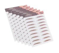 MOTHNUR 6feuilles Autocollants Sourcils Transferts Adhésifs Naturels Décoller Facilement pour Maquillage Faux Sourcils