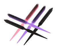 MOTHNUR 6pièces Peigne De Coiffure Pliable Peigne Plat Pour Cheveux Lisses Et Bouclés De Voyage Compact Et Pratique