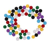 MOTHNUR 70 Billes Plastiques Colorées 10 Mm pour Comptage Et Calcul Probabilités en Classe, Lot Solide Et Sécurisé pour Garçon Et Filles
