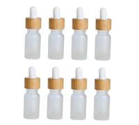 MOTHNUR 8 pièces Bouteilles Vides Pipette pour Huiles Essentielles Flacons Miniatures Rechargeables Verre Sandé pour et Lotions