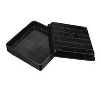 MOTHNUR 8 Pièces Lot de Plateaux Carrés Plastique pour Pots de Jardinage Bases Résistantes et Réutilisables Protection Pratique pour Plantes Dintérieur et Extérieur