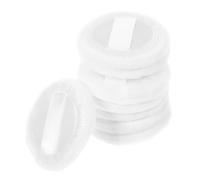 MOTHNUR 8pièces Houppette à Poudre Coton Avec Ruban Pour Fond De Teint Éponge à Poudre Houppette à Maquillage Rose