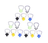 MOTHNUR 9 Pièces Silicone Nose Clips for Swimming Soft Nose Plugs Comfortable Fit for and Adults Pool Training and Diving