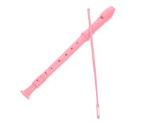 MOTHNUR à Bec Soprano Rose Abs Pour Garçon Fille et Adultes avec Tige de Nettoyage Instrument de Musique Débutants Garçon Fille Tenor pour École et Performances