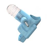 MOTHNUR Abreuvoir pour Hamster et Cochon Transparent Antifuite Distributeur Eau Debout Multifonction avec Cachette et Base Antidérapante Accessoire Pratique pour Cage de Animal