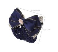 MOTHNUR Accessoire Chignon Professionnel avec Filet Élastique et Nœud pour Infirmières et Hôtesses Maintien Sécurisé et Confortable Design Élégant avec Bordure Dentelle