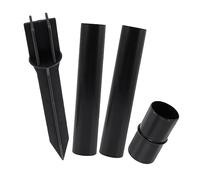 MOTHNUR Accessoires Poteau Lumière Solaire de Jardin Plastique Kit Tubes Creux Raccord Piquet de Terre Fixation Stable pour Éclairage Extérieur Chemins