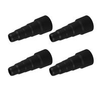 MOTHNUR Adaptateur de Tuyau D'aspirateur en Pvc Noir 4 Pièces - Connecteur Réducteur 9/10'' vers 2'' - Accessoire Convertisseur Compatible pour Nettoyage Maison et Véhicule
