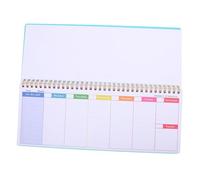 MOTHNUR Agenda Hebdomadaire Portable Vert Planificateur Journalier et Semainier Bureau Carnet de Notes Anglais pour Organisation et Gestion Du Travail