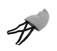 MOTHNUR Aileron de Requin Peluche avec Bretelles Ajustables, Accessoire Costume Gris Argenté pour Scène et Fête, Déguisement Cosplay Original et Ludique Adulte