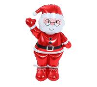 MOTHNUR Ballon Gonflable Père Noël Debout Film Aluminium Décoration Festive de Noël Stable et pour et Maison