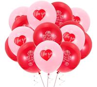 MOTHNUR Ballons Saint-Valentin 36 Pièces en Latex Multicolores Décorations Romantiques pour Mariage et Fête Kit Complet pour Ambiance Festive et Photo Souvenir
