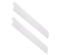 MOTHNUR Bande Combleur D'espaces pour Cuisinière Gaz 63 Cm Protection Anti-graisse Blanche Matériau Résistant la Chaleur Usage la Cuisine 2 Pièces Pack