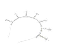 MOTHNUR Bandeau Bohème à Étoiles Scintillantes en Alliage Strass, Serrage-tête Léger et Résistant la Décoloration, Couronne de Mariée pour Mariage, Bal et Fêtes, Accessoire Cheveux