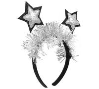 MOTHNUR Bandeau Cheveux Étoile Scintillante pour Garçon Fille et Adultes Serre-tête Mode Accessoire de Fête avec Charme Étoile Design et Moderne