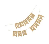 MOTHNUR Bannière An Guirlande Fanions Suspendus Décoratifs pour Fête Intérieur Extérieur Réutilisable Safe