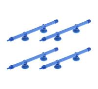 MOTHNUR Bar à Bulles d'air pour Aquarium 10 Pouces Bleu 4 Pièces - Diffuseur d'Oxygène Cylindrique sous-Marin en Pierre à Air Sécuritaire - Bande à Bulles D’Aquarium pour Oxygénation