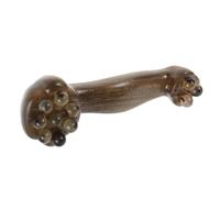 MOTHNUR Bâton de Massage Oculaire en Bois de Santal Naturel Outil de Massage Facial Portable Thérapie Chaud et Froid Petit Masseur pour Contour des Yeux Soin Anti-Poches Beauté et