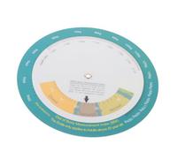 MOTHNUR Bmi Index Chart Mural Suspendu avec Roue de Contrôle Tableau de Poids pour Homme et Femme Outil de Consultation Rapide pour Maison Salle de Sport et