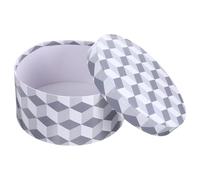 MOTHNUR Boîte à Fleurs Ronde Petite 18x9 Cm en Papier pour Emballage Bouquet, Coffret Floral Polyvalent pour Saint-valentin, Boîte de Rangement Élégante pour Présent et Décoration