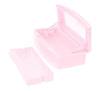 MOTHNUR Boîte De Pour Outils De Manucure Plastique Rose Compacte Pour Professionnels Manucure Salons De Beauté