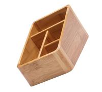 MOTHNUR Boîte de Rangement Cosmétique en Matière Naturelle avec Compartiments Organiseur de Bureau pour Maquillage et Télécommande Boîte de Stockage Pratique et Saine pour Accessoires de