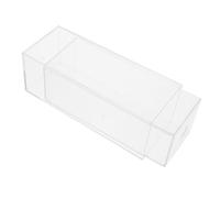 MOTHNUR Boîte De Rangement en Plastique Transparente Empilable Petite Boîte De Rangement Couvercle Organiseur De Bureau Léger Et Résistant pour Cosmétiques Et Petits Objets Et Bureau