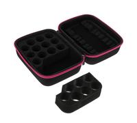 MOTHNUR Boîte De Rangement Professionnelle pour Huiles Essentielles Compartiments Étui De Transport Portable Pratique Et Résistant pour Flacons Essentiels Sac De Rangement Maniable Et