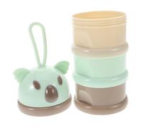 MOTHNUR Boîte Doseuse Lait Poudre Portable Compartiments Empilables Étanche et Compacte Boîte Snack pour Tout Petits Conteneur Pratique pour Voyage Réutilisable