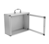 MOTHNUR Boîte Murale Médicale Robuste Métal et Acrylique Rangement Urgence Compact pour Banques Bureaux Salle de Bain Organisateur Multifonction pour et Aide Publique