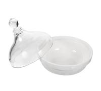 MOTHNUR Bol à Dessert Céramique avec Couvercle Ramequin Porcelaine pour Cuisson Au Four Saladier Polyvalent pour Maison École et Restaurant Bol Pâtissier Solide et Pratique