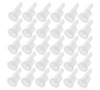 MOTHNUR Bouchon Intérieur Compte-gouttes En Plastique Pp 200 Pièces 18 Dents Pour Flacon D'huile Essentielle 5-100 Ml Contrôle Précis Du Dosage Usage Personnel Et Fabrication Maison