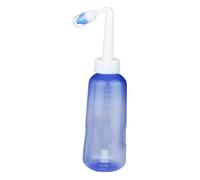 MOTHNUR Bouteille de Nettoyage Nasal pour Adultes Outil pour Rinçage des Sinus avec Spray et Surface Antidérapante Kit Lavage Nez avec Sel pour Soulager Congestion et Garder Nez
