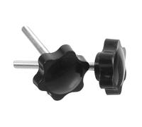 MOTHNUR Boutons D'étoile M6 pour Déambulateur Vis de Serrage Manuelle Coussinet Caoutchouc Pièces Détachées Compatibles Accessoires Santé Mobilité Aides la Marche