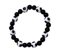 MOTHNUR Bracelet Homme Football Perles Mode Chic Accessoire Sport Anniversaire Fête