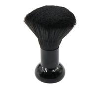 MOTHNUR Brosse à Cheveux Portable Noire pour Coiffeur Balai Cou Doux Outil Coiffure Pratique et Brosse Nettoyage Rapide des Cheveux Coupés Adaptée Salon et Usage Personnel