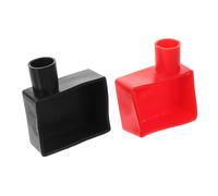 MOTHNUR Cache Borne Batterie Voiture Silicone Protection Isolante pour Cosses de Batterie Couvre-bornes pour Voiture Moto et Camion Installation Rapide