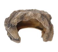 MOTHNUR Cachette Reptile Résine Naturelle pour Terrariums Abri Sécurisé pour Tortues Lézards Serpents et Amphibiens Décor Caverne Apaisant et Adapté Aux Petits Reptiles