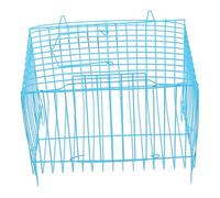 MOTHNUR Cage à Oiseaux en Fil de Fer Portable pour Perroquet Cage de Transport Petite Taille pour Voyage et Élevage de Petits Oiseaux