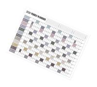 MOTHNUR Calendrier Mural Grand Format Planner Annuel Horizontal et Vertical Calendrier Mensuel Jumbo pour Organisation Familiale et Scolaire Affiche Papier Épais Écriture Facile