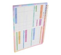 MOTHNUR Carnet de Financier Sans Date Planificateur Hebdomadaire et Journalier Cahier de Comptabilité Personnel Organisateur Budget et Relevé de Revenus pour Financière Quotidienne