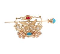 MOTHNUR Coiffe Traditionnelle Chinoise De Rhinestones Couronne De Cheveux Épingle De Coiffure Élégante Pour Mariage Et Cosplay Accessoire De Scène Vintage