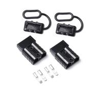 MOTHNUR Connecteur avec Contacts et Protection Plug Rapide Double Pôle Étanche pour Chariot Élévateur Treuil et Remorque Noir