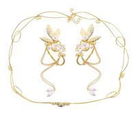 MOTHNUR Couronne Bijoux Oreille Pompon Femme Ado Boucles Oreilles Non Perçantes