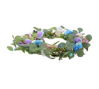 MOTHNUR Couronne De Pâques Artificielle Décoration Maison Couronne De Vacances Décor De Pâques à La Ferme